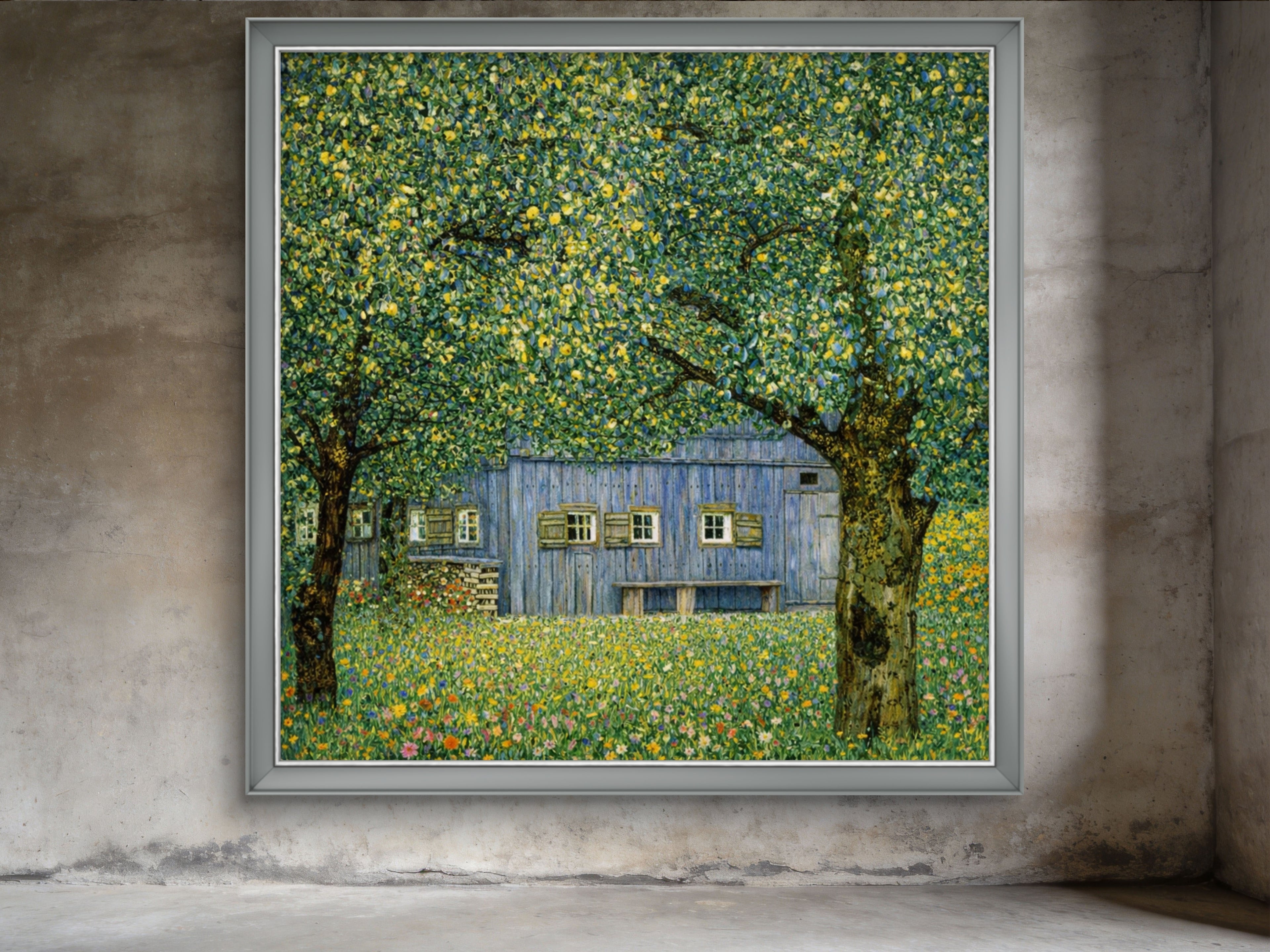 Farmhouse in Upper Austria, Gustav Klimt, c.1912, Elliott Best Restoration