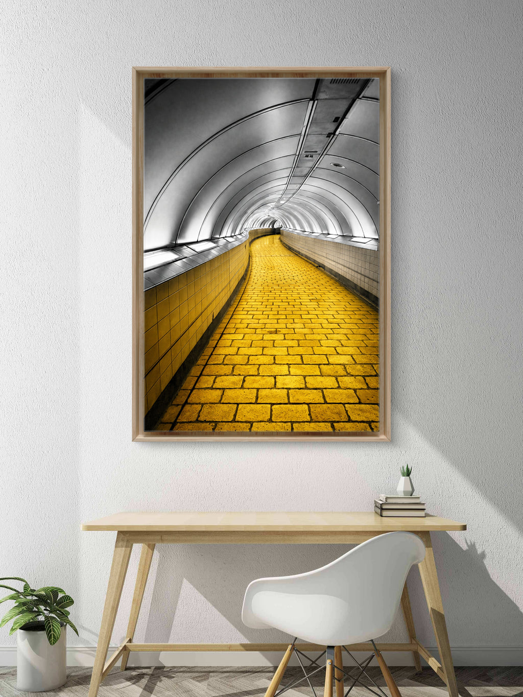Follow the Yellow Brick Road, London Underground Photograph