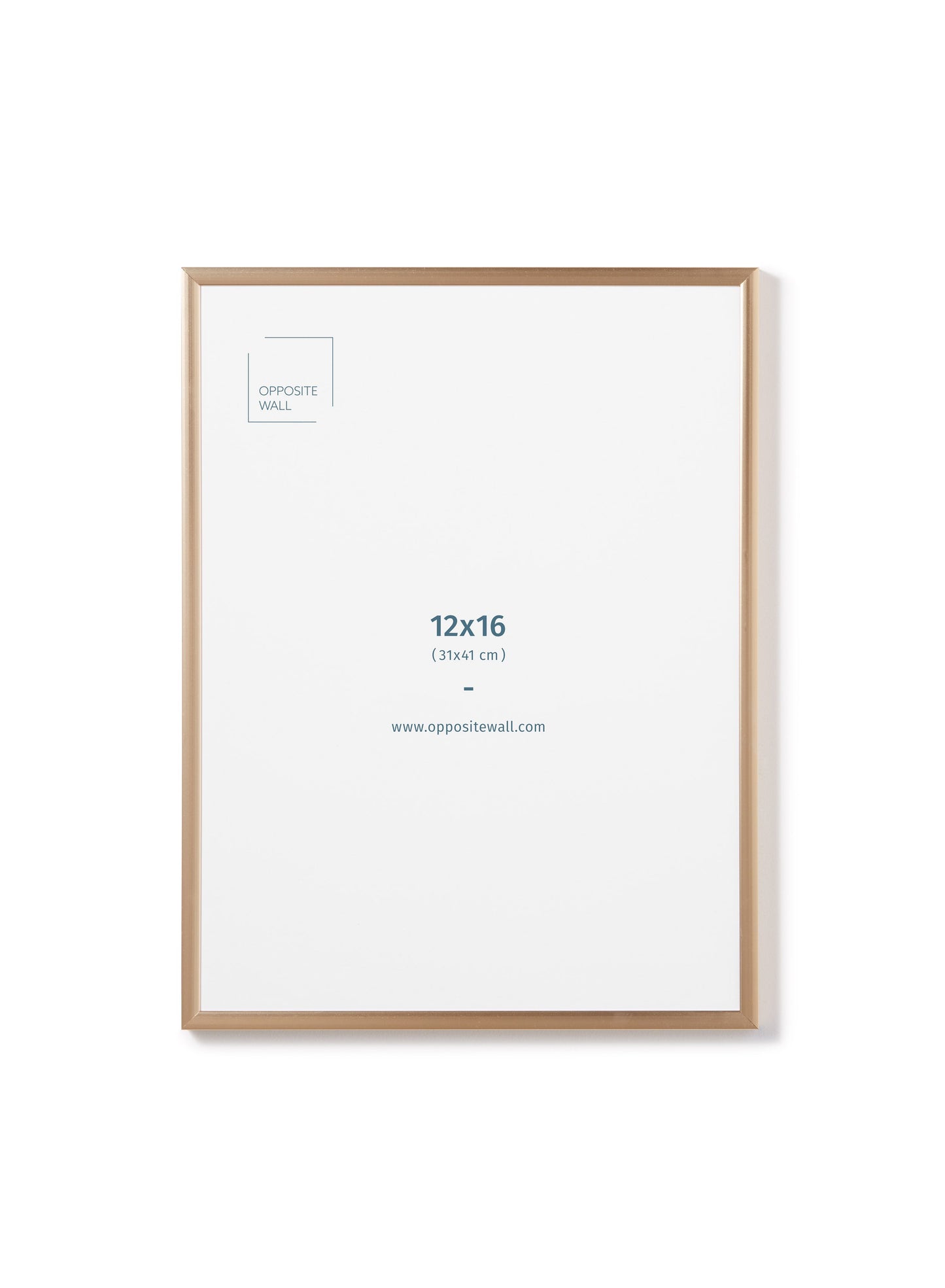 Gold Metal Frame, 12x16 in | 31x41 cm