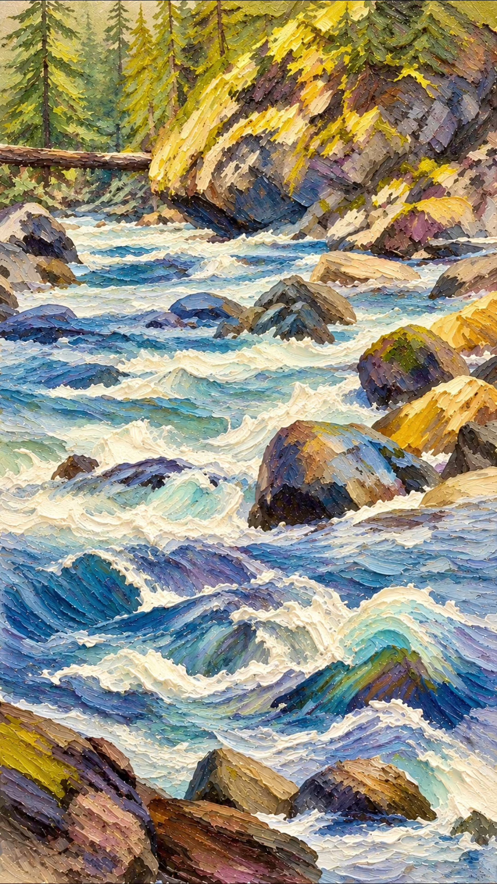 Sauble River Run, Elliott Best Original Artwork