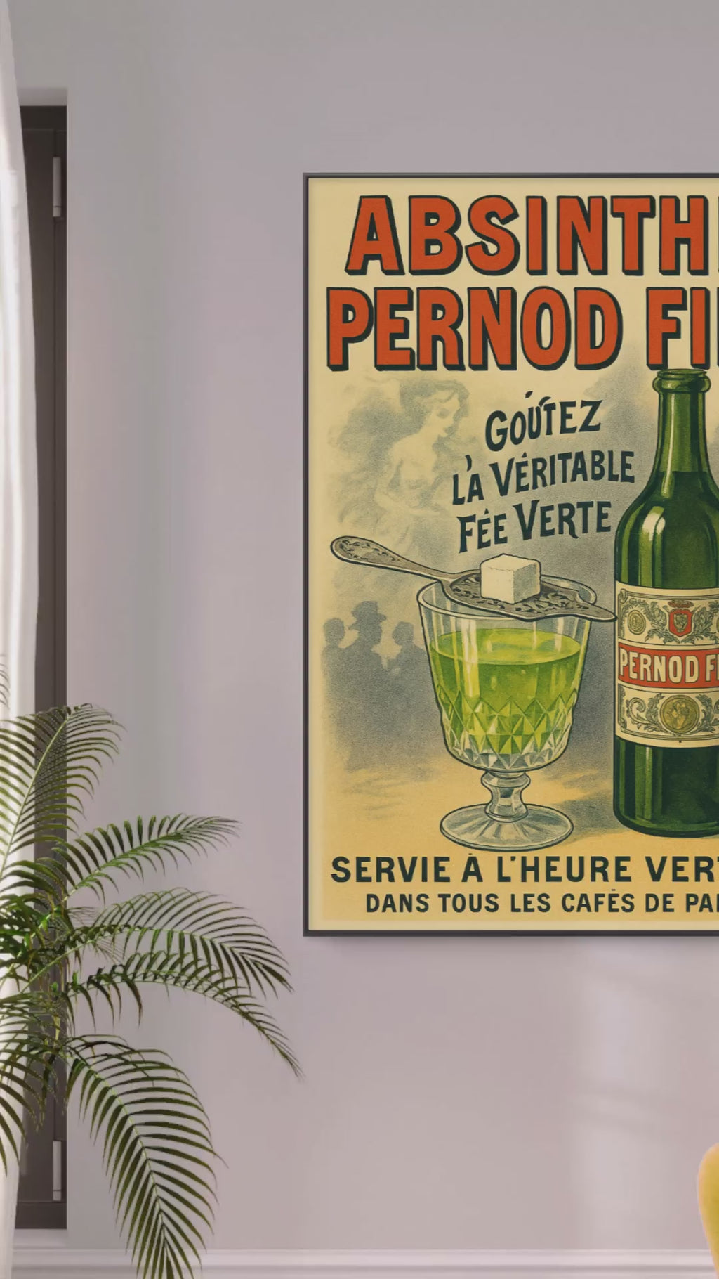 Absinthe Pernod Fils Poster — Belle Époque Advertising