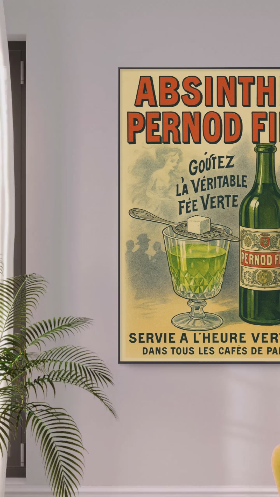 Absinthe Pernod Fils Poster — Belle Époque Advertising