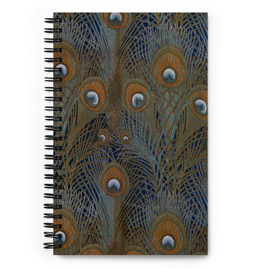 Spiral notebook featuring "Hera," an Aesthetic Movement design by Arthur Silver, c. 1887